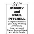 MANDY AND PAUL PITCHELL