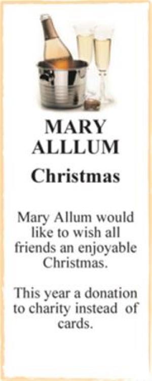 MARY ALLLUM