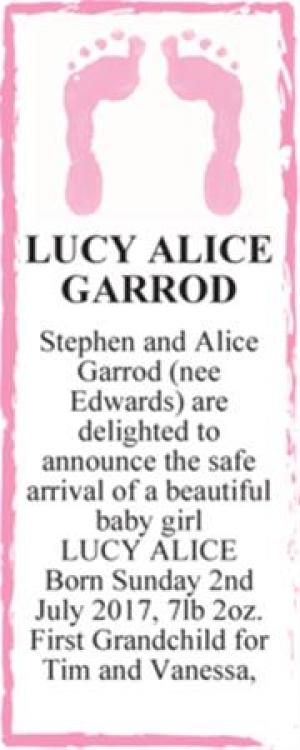 LUCY ALICE GARROD