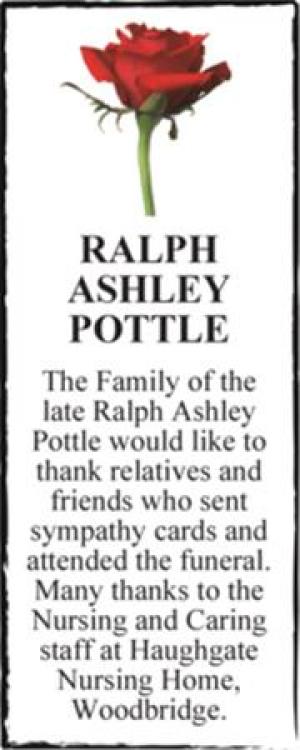 RALPH ASHLEY POTTLE