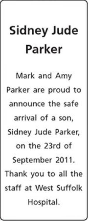 Sidney Jude Parker