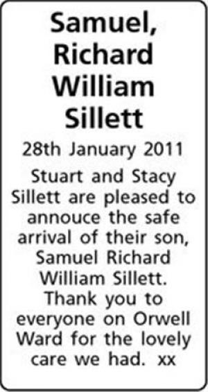 Samuel, Richard William Sillett